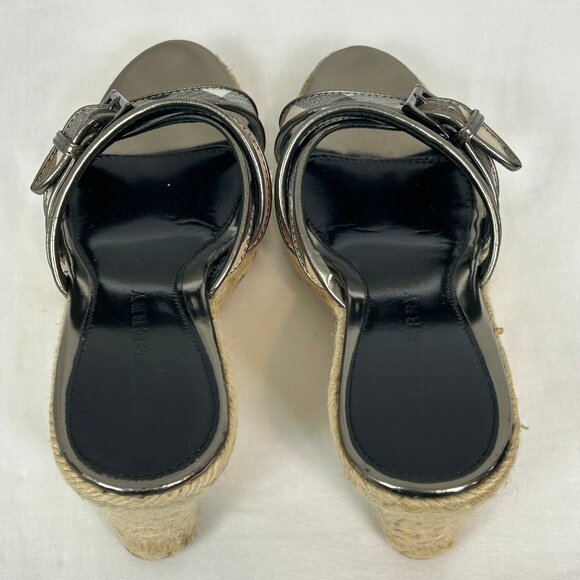 Burberry Canvas Espadrille Heels - Picture 4 of 10